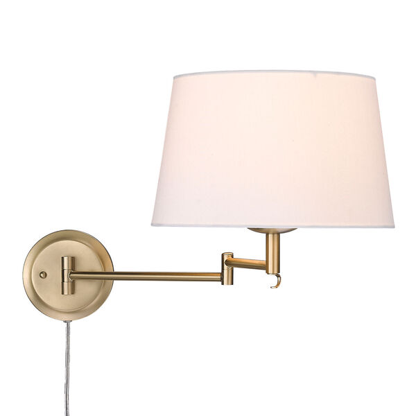 Eleanor Brushed Champagne Bronze One-Light Articulating Wall Sconce, image 4